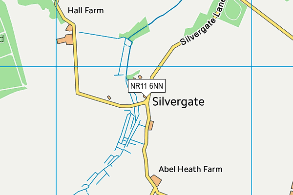 NR11 6NN map - OS VectorMap District (Ordnance Survey)