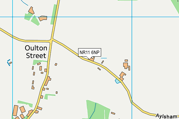 NR11 6NP map - OS VectorMap District (Ordnance Survey)