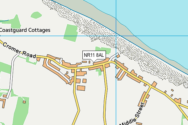 NR11 8AL map - OS VectorMap District (Ordnance Survey)