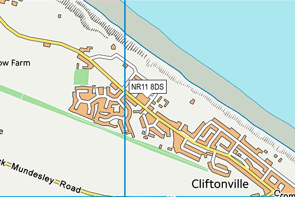 NR11 8DS map - OS VectorMap District (Ordnance Survey)