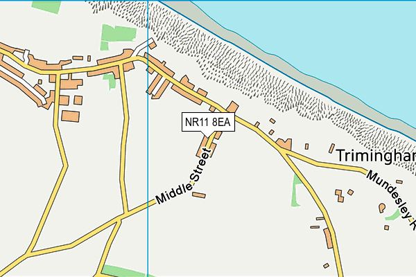 NR11 8EA map - OS VectorMap District (Ordnance Survey)