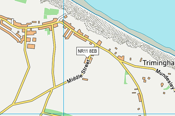 NR11 8EB map - OS VectorMap District (Ordnance Survey)
