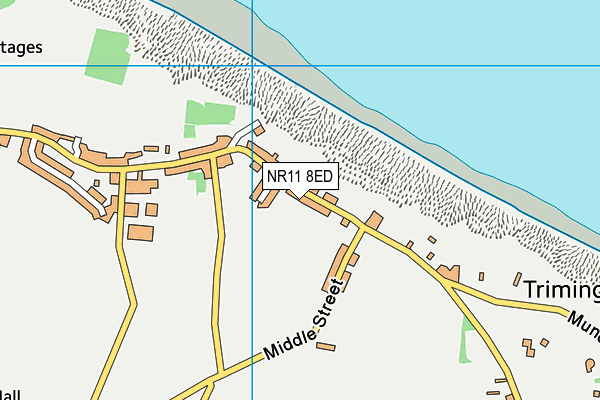 NR11 8ED map - OS VectorMap District (Ordnance Survey)