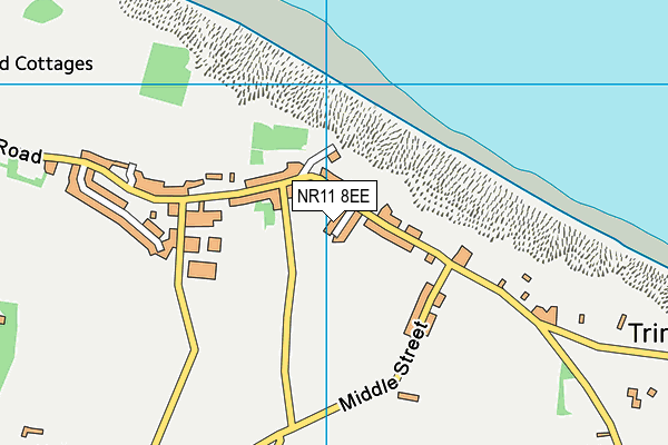 NR11 8EE map - OS VectorMap District (Ordnance Survey)