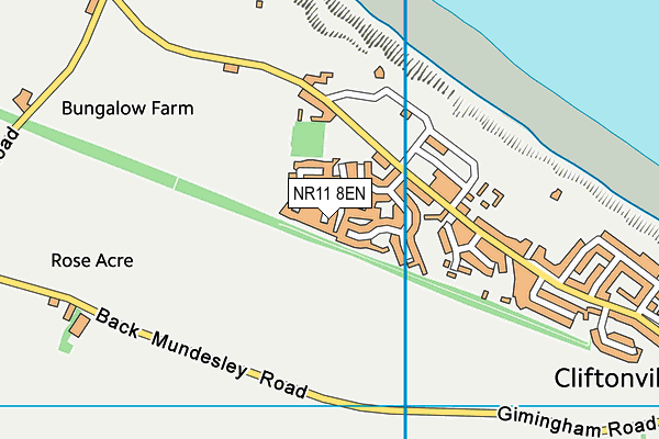 NR11 8EN map - OS VectorMap District (Ordnance Survey)