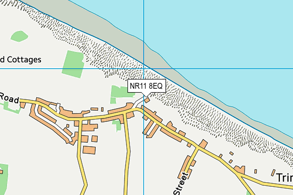 NR11 8EQ map - OS VectorMap District (Ordnance Survey)