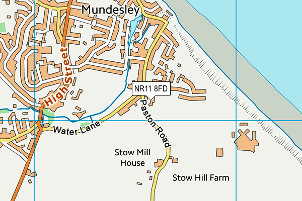 NR11 8FD map - OS VectorMap District (Ordnance Survey)