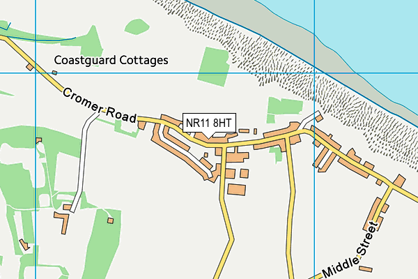 NR11 8HT map - OS VectorMap District (Ordnance Survey)