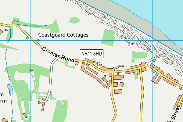 NR11 8HU map - OS VectorMap District (Ordnance Survey)