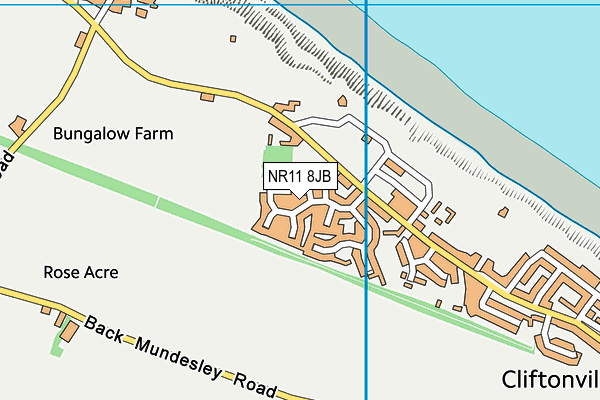 NR11 8JB map - OS VectorMap District (Ordnance Survey)