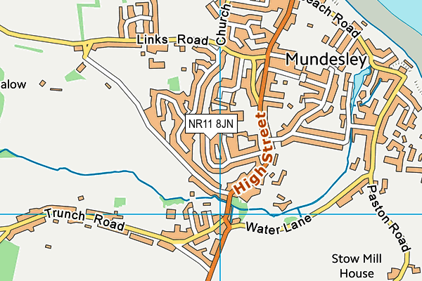 NR11 8JN map - OS VectorMap District (Ordnance Survey)