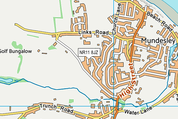 NR11 8JZ map - OS VectorMap District (Ordnance Survey)