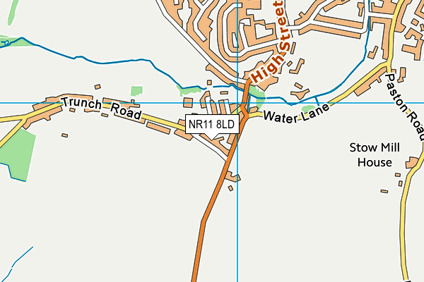 NR11 8LD map - OS VectorMap District (Ordnance Survey)