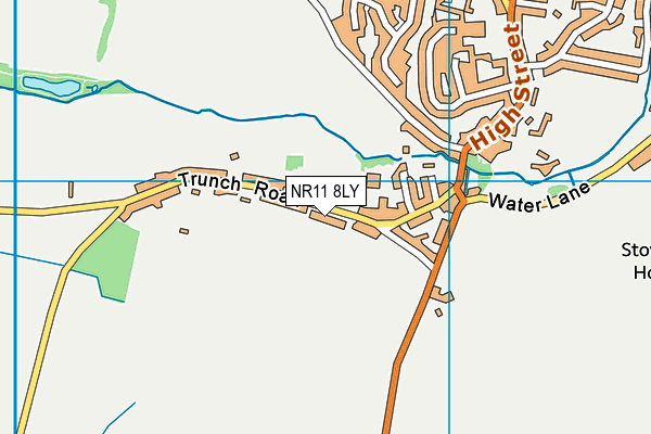 NR11 8LY map - OS VectorMap District (Ordnance Survey)