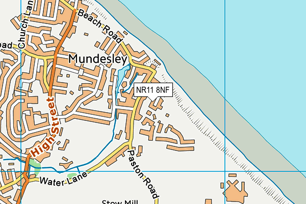 NR11 8NF map - OS VectorMap District (Ordnance Survey)