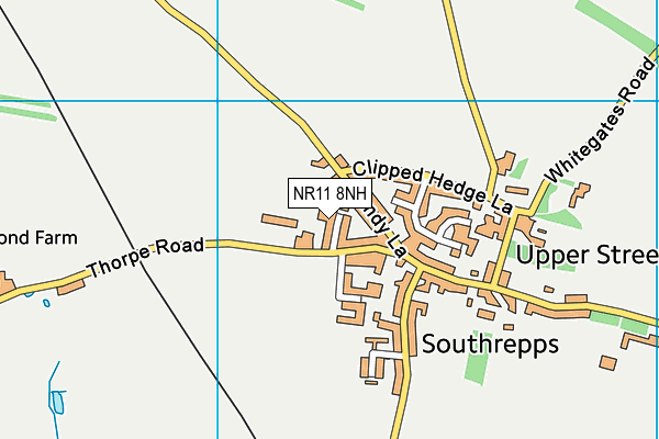 NR11 8NH map - OS VectorMap District (Ordnance Survey)