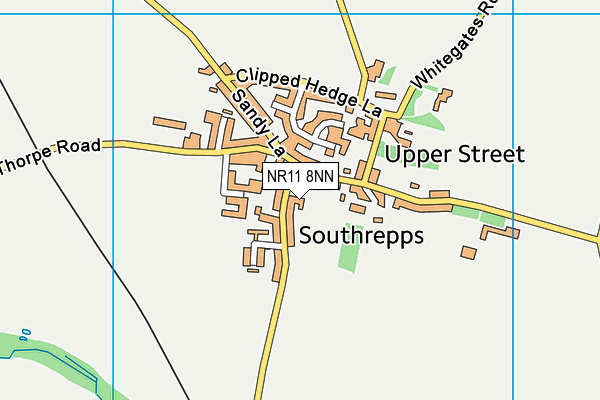 NR11 8NN map - OS VectorMap District (Ordnance Survey)