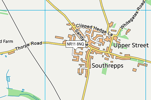 NR11 8NQ map - OS VectorMap District (Ordnance Survey)