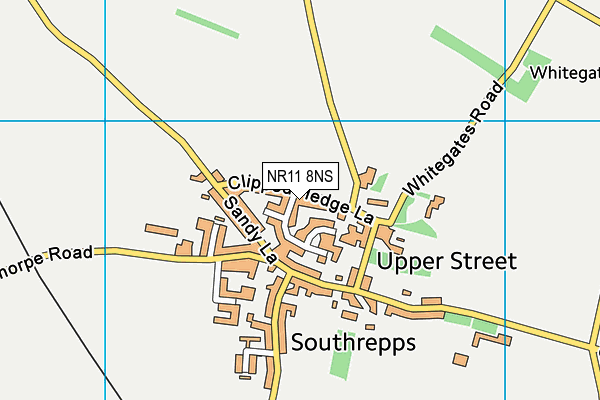 NR11 8NS map - OS VectorMap District (Ordnance Survey)