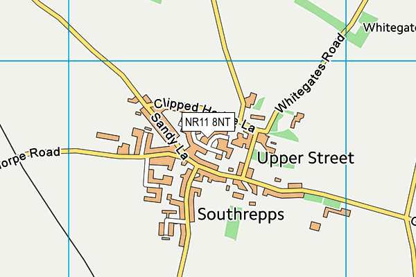 NR11 8NT map - OS VectorMap District (Ordnance Survey)