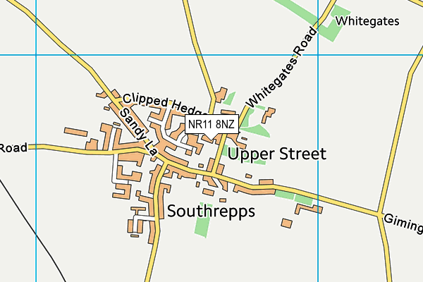 NR11 8NZ map - OS VectorMap District (Ordnance Survey)