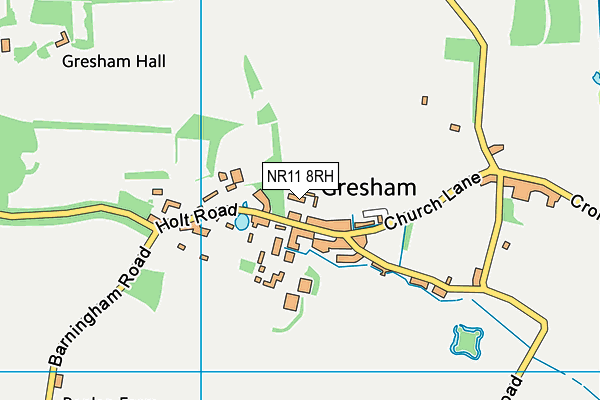 NR11 8RH map - OS VectorMap District (Ordnance Survey)