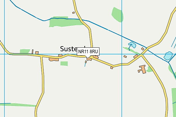 NR11 8RU map - OS VectorMap District (Ordnance Survey)