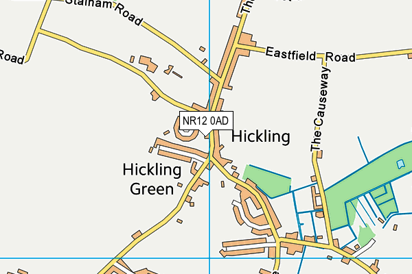 NR12 0AD map - OS VectorMap District (Ordnance Survey)