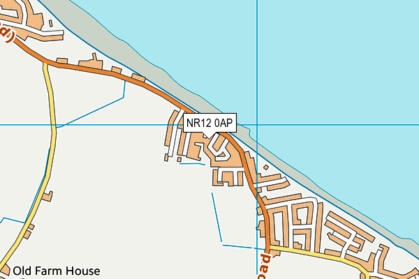 NR12 0AP map - OS VectorMap District (Ordnance Survey)