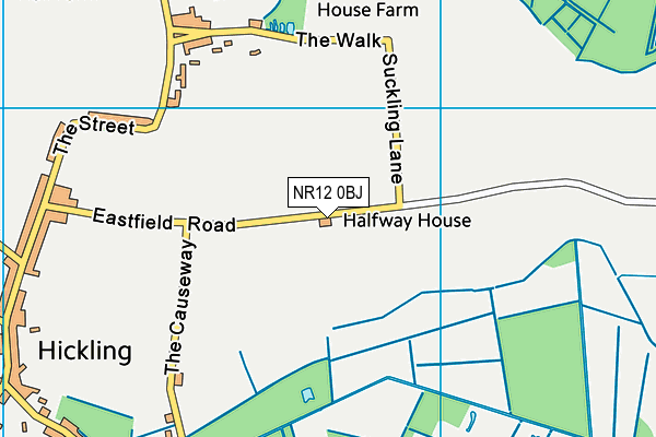 NR12 0BJ map - OS VectorMap District (Ordnance Survey)