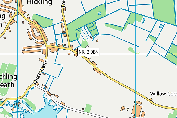 NR12 0BN map - OS VectorMap District (Ordnance Survey)