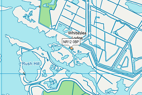 NR12 0BP map - OS VectorMap District (Ordnance Survey)