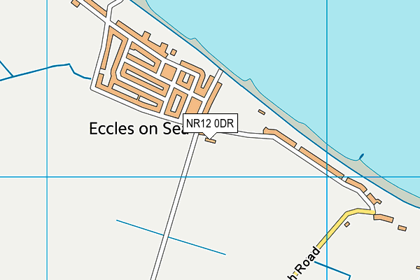 NR12 0DR map - OS VectorMap District (Ordnance Survey)