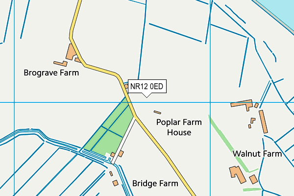 NR12 0ED map - OS VectorMap District (Ordnance Survey)