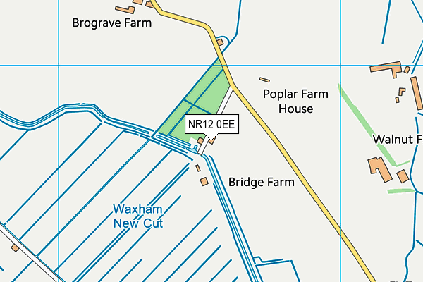 NR12 0EE map - OS VectorMap District (Ordnance Survey)