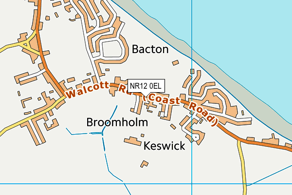 NR12 0EL map - OS VectorMap District (Ordnance Survey)