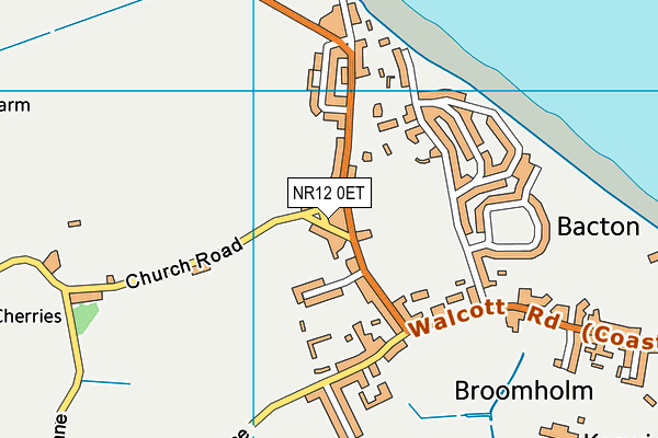 NR12 0ET map - OS VectorMap District (Ordnance Survey)