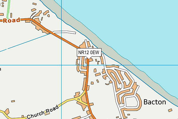 NR12 0EW map - OS VectorMap District (Ordnance Survey)