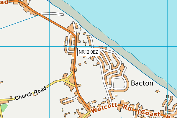 NR12 0EZ map - OS VectorMap District (Ordnance Survey)