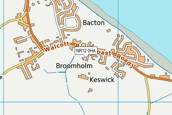 NR12 0HA map - OS VectorMap District (Ordnance Survey)