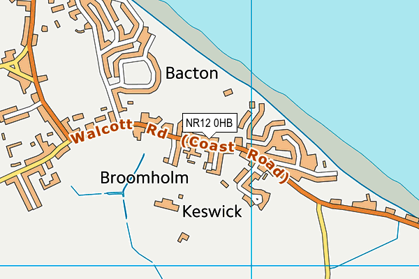 NR12 0HB map - OS VectorMap District (Ordnance Survey)