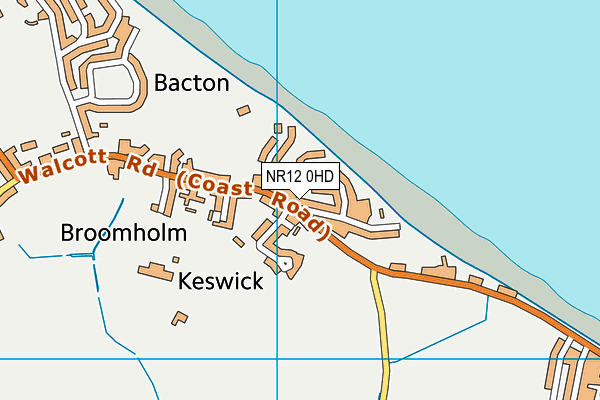 NR12 0HD map - OS VectorMap District (Ordnance Survey)