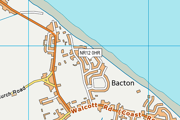 NR12 0HR map - OS VectorMap District (Ordnance Survey)