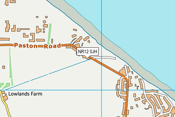 NR12 0JH map - OS VectorMap District (Ordnance Survey)
