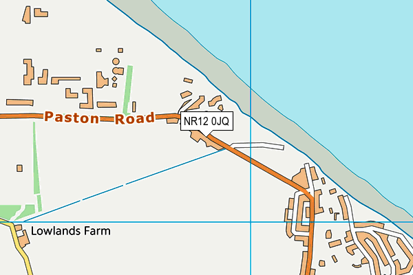 NR12 0JQ map - OS VectorMap District (Ordnance Survey)