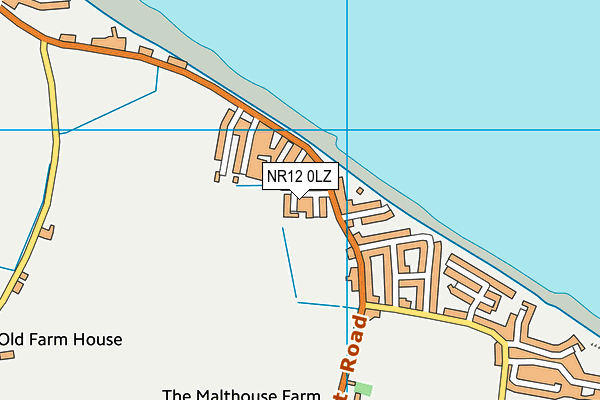 NR12 0LZ map - OS VectorMap District (Ordnance Survey)