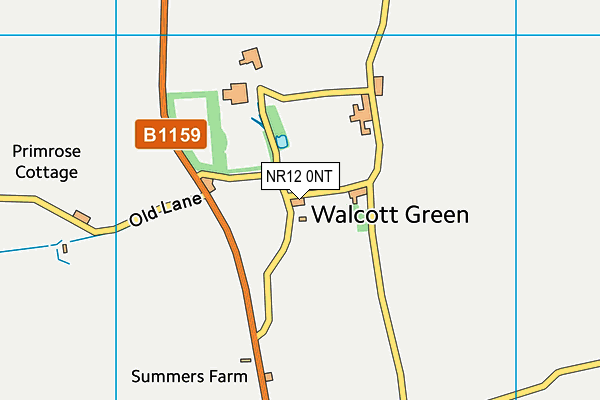 NR12 0NT map - OS VectorMap District (Ordnance Survey)