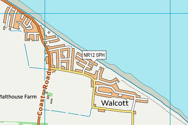 NR12 0PH map - OS VectorMap District (Ordnance Survey)
