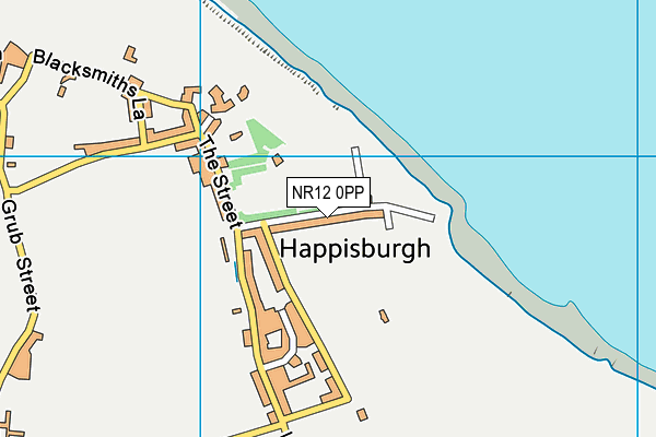 NR12 0PP map - OS VectorMap District (Ordnance Survey)