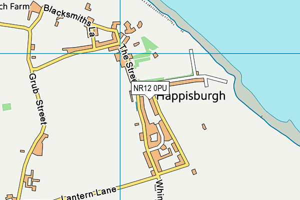NR12 0PU map - OS VectorMap District (Ordnance Survey)